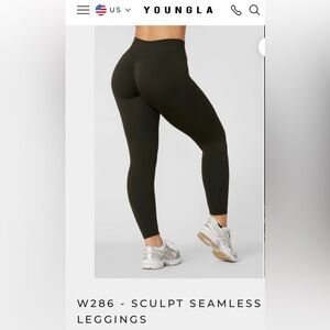 YoungLA Dark Olive Leggings